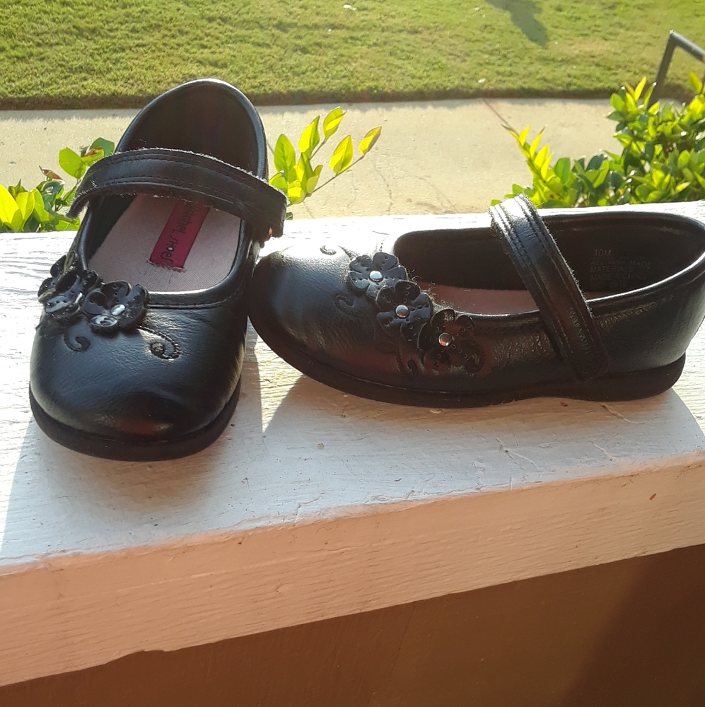 COPY - Rachel Shoes Girls Flower Buckle Flats